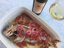 Baked Whole Baby Snapper - A Simple Summer Favourite