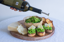 Fava Bean & Pecorino Crostini