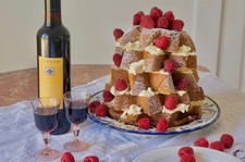 Pandoro Christmas Tree Cake