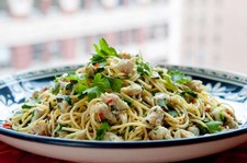 Crab, Lime & Chilli Spaghetti