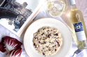 Radicchio and Cheese Risotto